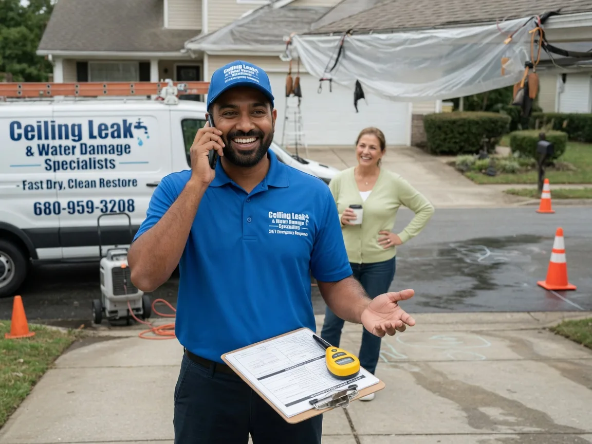 Ceiling Leak Cleanup Jewett, IL FAQs